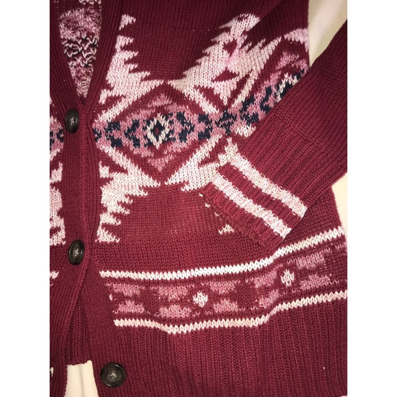 NWOT Hollister Aztec Pattern Cardigan - Picture 2 of 3